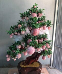 Cây Đào Tiên Thạch Anh Hồng 108 Quả