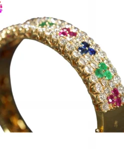 Alternative view of Vòng tay tứ quý Ruby kim cương, Sapphire và Emerald